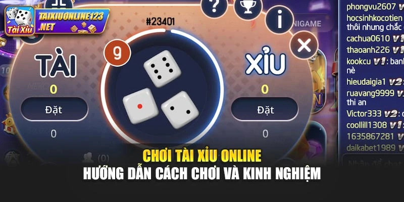 Chơi Tài Xỉu Online - Hướng Dẫn Cách Chơi Và Kinh Nghiệm