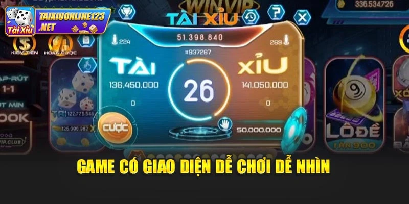 Game có giao diện dễ chơi dễ nhìn
