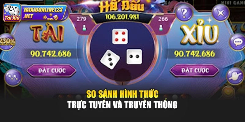 So sánh hình thức trực tuyến và truyền thống