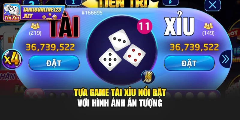 Tựa game tài xỉu nổi bật với hình ảnh ấn tượng